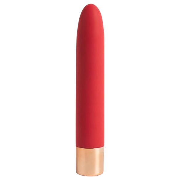 Charming Vibe Lust - uppladdningsbar stavvibrator (röd)