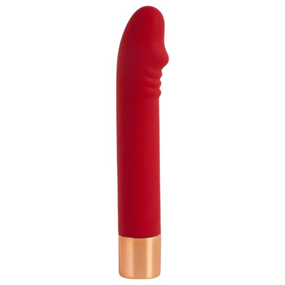 Charming Vibe Dick - uppladdningsbar G-punktvibrator (röd)