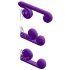 / Snail Vibe Duo - uppladdningsbar 3-i-1 stimulerande vibrator (lila)