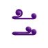 / Snail Vibe Duo - uppladdningsbar 3-i-1 stimulerande vibrator (lila)