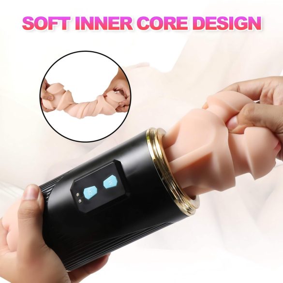 Lonely - masturbator mun och vagina - natur svart