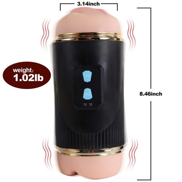 Lonely - masturbator mun och vagina - natur svart