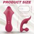 Sex HD Chomper - Klitoris och analvibrator (röd)