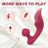 Sex HD Chomper - Klitoris och analvibrator (röd)