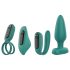 Sex HD - trådlös fjärr, 4-delad vibrator set (grön)
