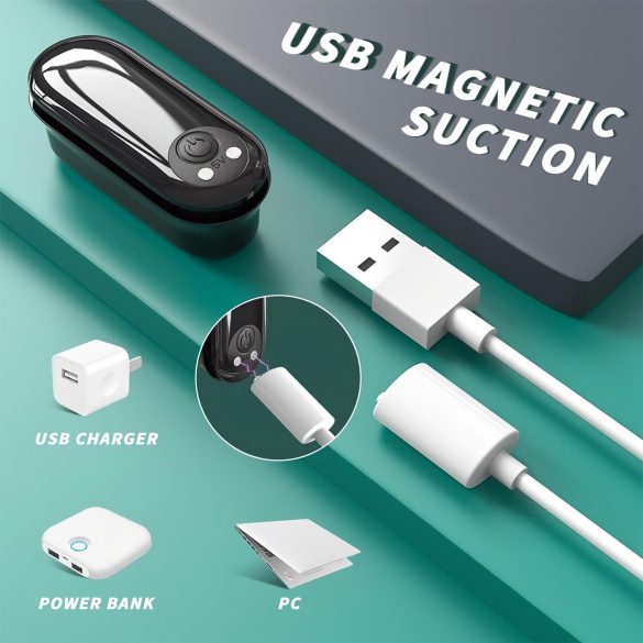 Sex HD - vibrator set med fjärrkontroll uppladdningsbar 4 delar grön