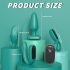 Sex HD - trådlös fjärr, 4-delad vibrator set (grön)