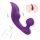 Sex HD Chomper - vattentät klitoris- och analvibrator (lila)