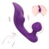 Sex HD Chomper - vattentät klitoris- och analvibrator (lila)