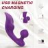 Sex HD Chomper - vattentät klitoris- och analvibrator (lila)