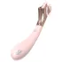 Sex HD - uppladdningsbar vibrator med prickhjul - vattentät silikon rosa