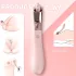 Sex HD - uppladdningsbar vibrator med prickhjul - vattentät silikon rosa