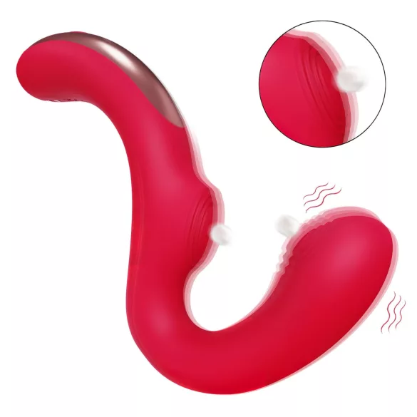 SEX HD Genie - G-punkt och klitorisstimulator - röd