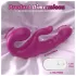 SEX HD Co-op Bliss - strap-on vibrator med klitorisstimulans - lila