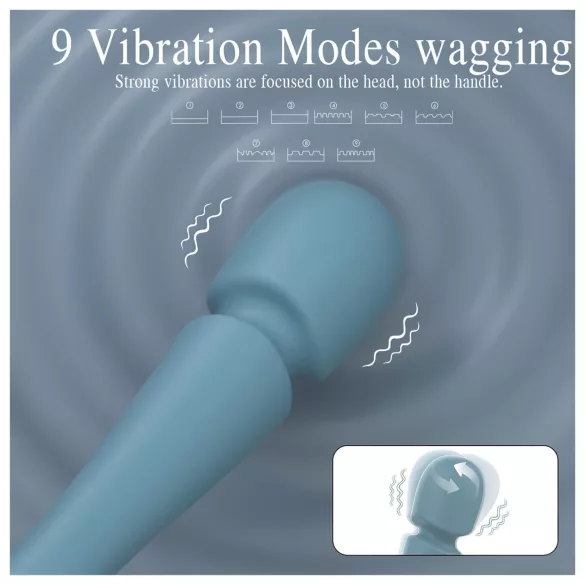 SEX HD Dancer - massagevibrator - turkos