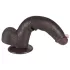 Lovetoy - dildo med sugkopp - dubbelskiktsdesign - brun 20,8 cm