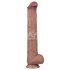Lovetoy - dubbel lager XXL dildo - 36,5 cm - (naturlig)