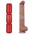 Lovetoy - dubbel lager XXL dildo - 36,5 cm - (naturlig)