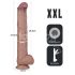 Lovetoy - dildo XXL - två lager - 36,5 cm - naturfärg