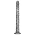 Lovetoy King Sized - stor vibrator - 40,5 cm - grå