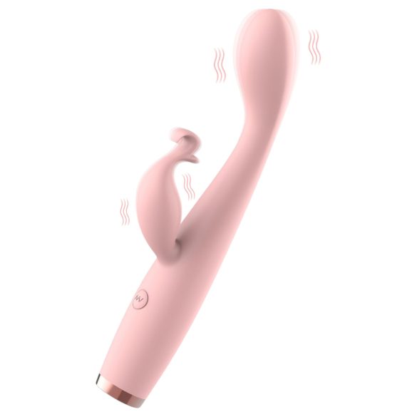 AlvUp - Rabbitvibrator med klitorisstimulator - G-punkt - rosa