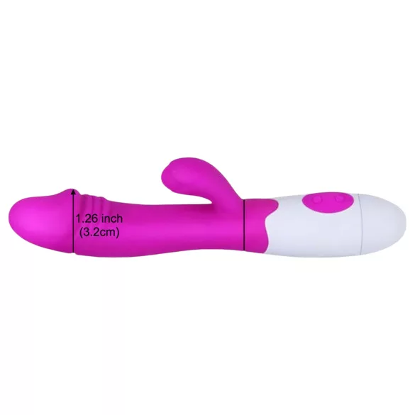 Pretty Love Snappy - vattentät G-punktsvibrator med klitorisarm (lila)