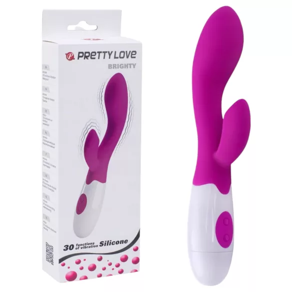 Pretty Love Brighty - rabbitvibrator med G-punktstimulans - lila