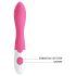 Pretty Love Bishop - vattensäker G-punktsvibrator (rosa-vitt)