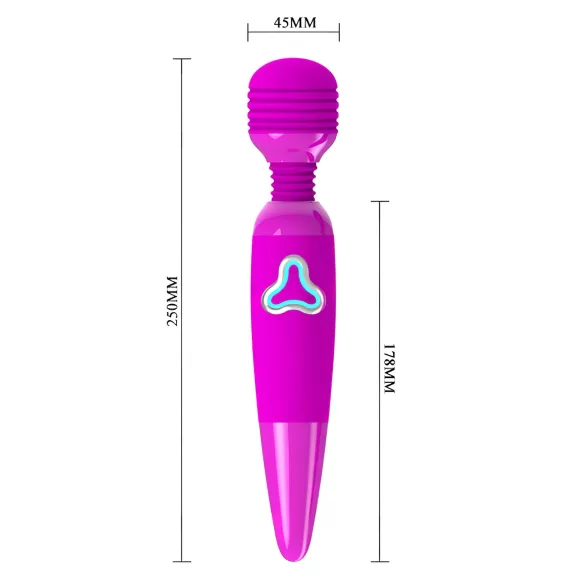 Pretty Love - massagevibrator stav - uppladdningsbar - lila