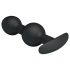 Pretty Love - svart analdildo med inre kulor