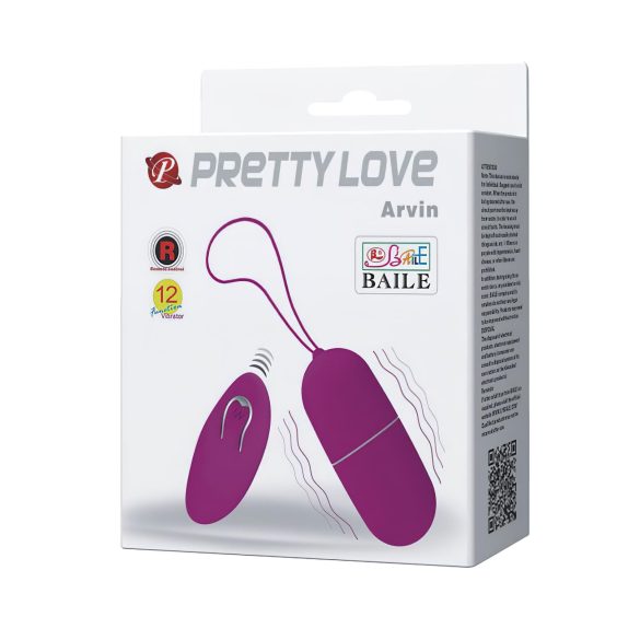 Pretty Love - Vibrerande ägg med fjärrkontroll - rosa