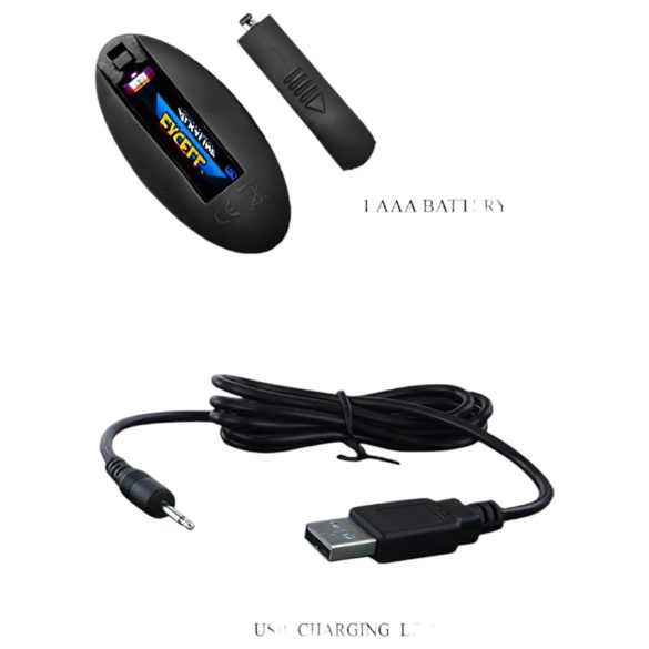 Pretty Love - analvibrator med stötfunktion - svart