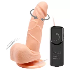   Baile Barbara Mark - realistisk roterande vibrator - 15 cm - hudfärgad