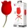 Pretty Love Rose Lover - klitorisstimulator och vibrator - tungformad - röd