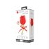 Pretty Love Rose - 2in1 Klitorisvibrator (röd)