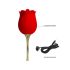 Pretty Love Rose - 2in1 Klitorisvibrator (röd)