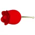 Pretty Love Rose Lover - klitorisstimulator och vibrator - tungformad - röd