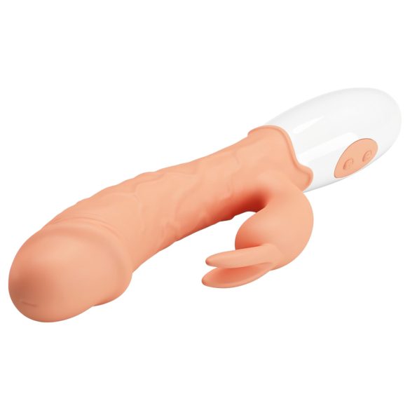 Pretty Love Easter Bunny - rabbitvibrator med klitorisstimulans - natur