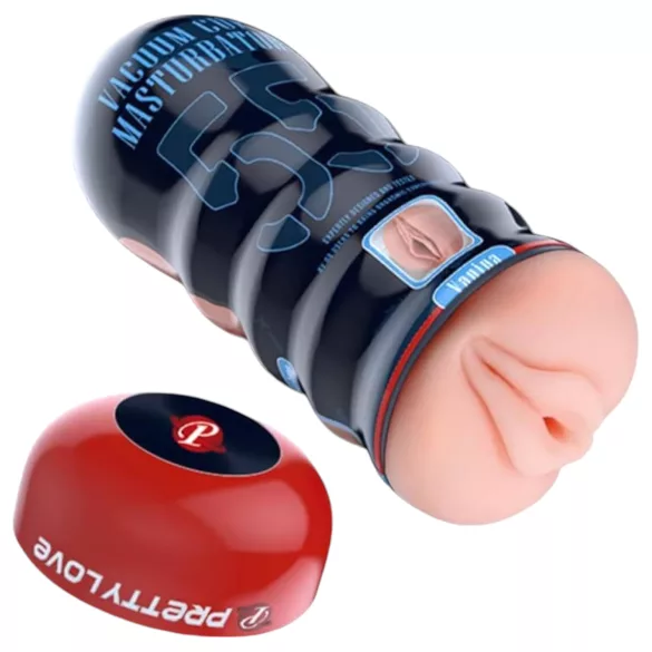 Pretty Love - masturbator vakuumkopp - realistisk vagina - naturfärg