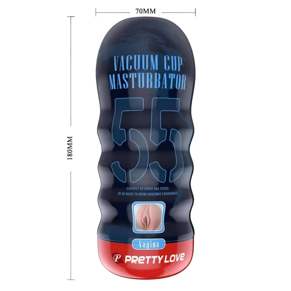 Pretty Love - masturbator vakuumkopp - realistisk vagina - naturfärg