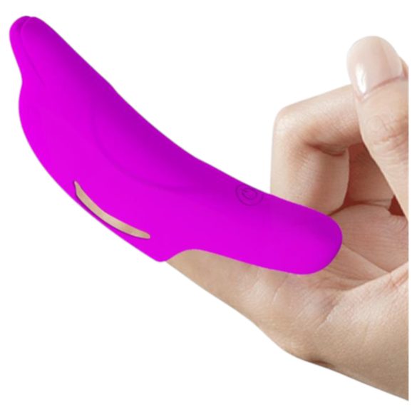 Pretty Love Delphini - finger vibrator - delfinformad - lila