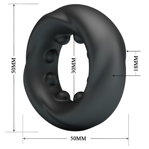 Crazy Bull - penisring - stimulerande - svart