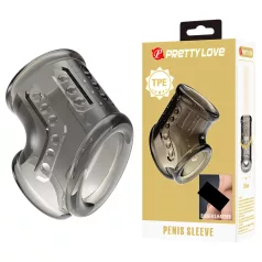 Pretty Love - penismanschett och pungrem (transparent)