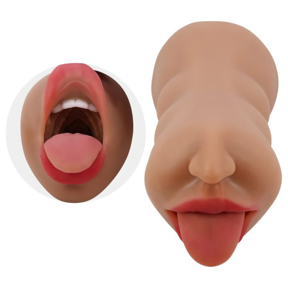 Crazy Bull - masturbator mun och vagina - realistisk - hudfärgad