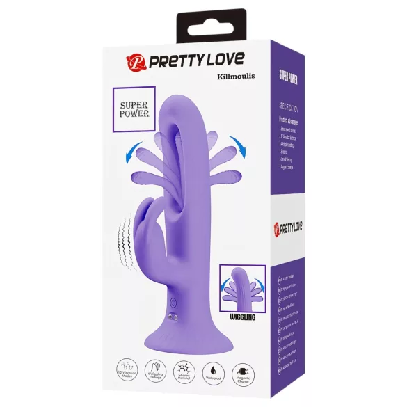 Pretty Love Killmoulis - G-punkts- och slickvibrator (lila)