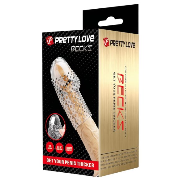 Pretty Love Becks - penissleeve - genomskinlig