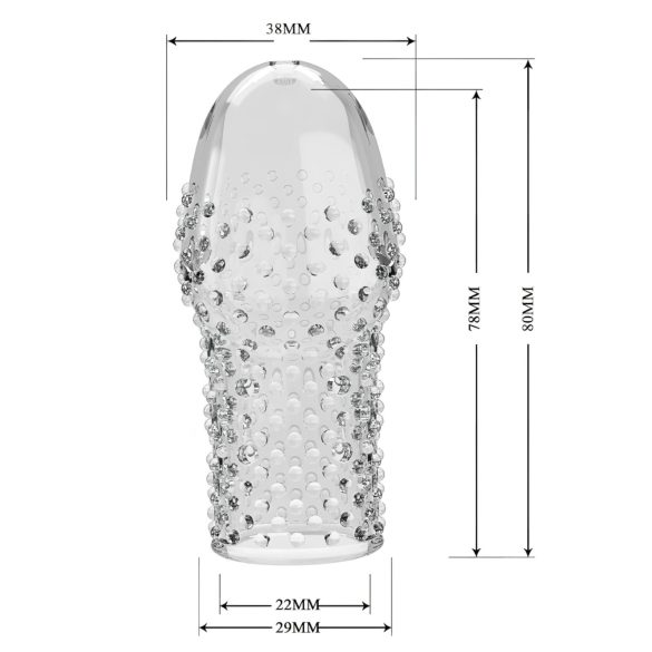 Pretty Love Becks - penissleeve - genomskinlig