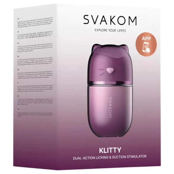 Svakom Klitty - slickvibrator (lila)