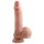 Dual Density - Naturlig dildo med sugfot 18 cm