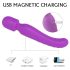 Sex HD Iris - 2-motors värmande massager-vibrator (lila)